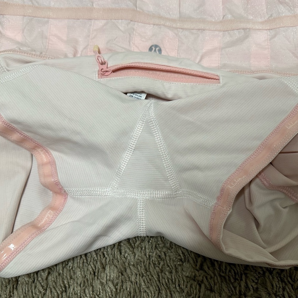 Lululemon Shimmering Pink Pace Setter Skirt RARE 4 - Picture 9 of 9